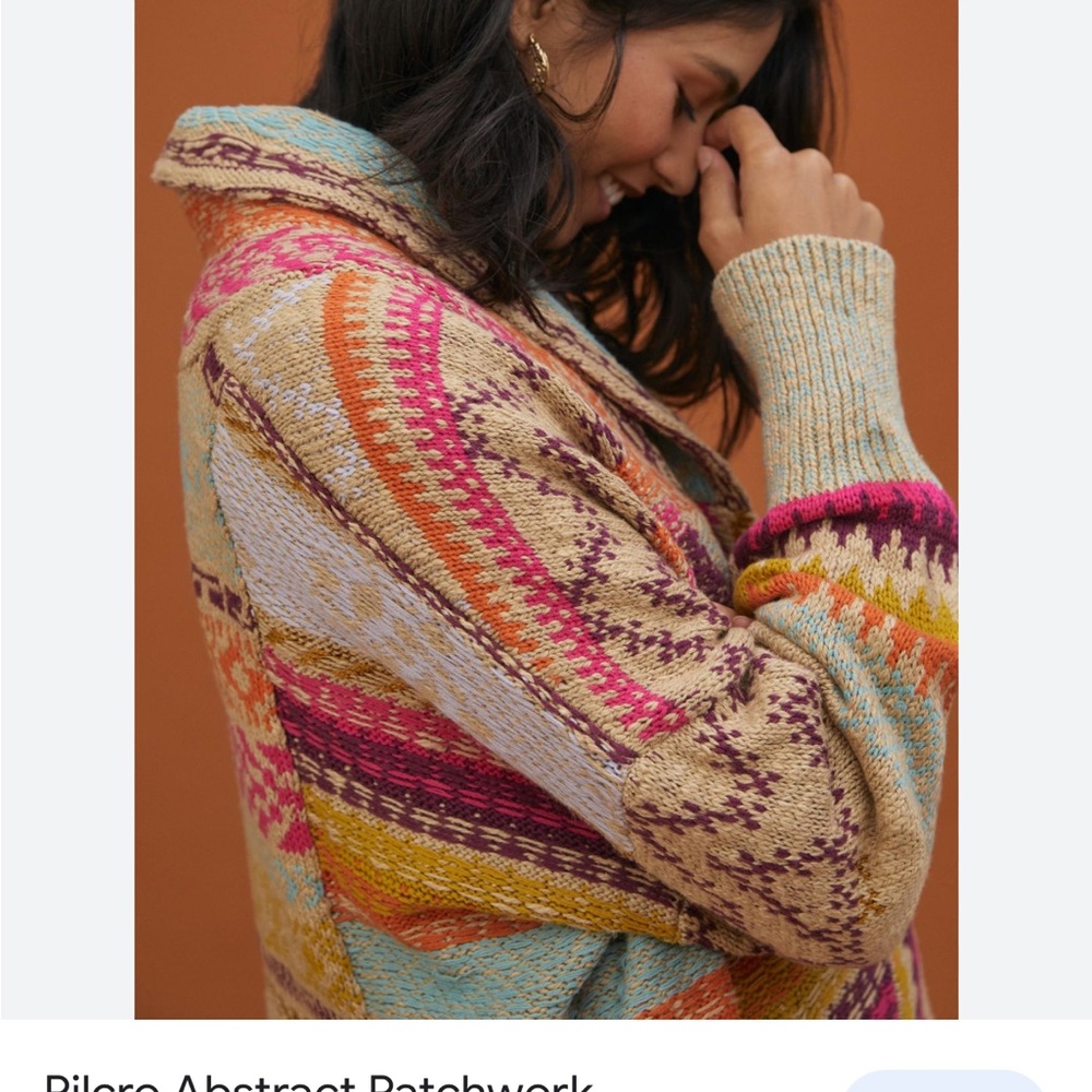 Anthropologie pilcro oversized sweater cardigan - Picture 5 of 9